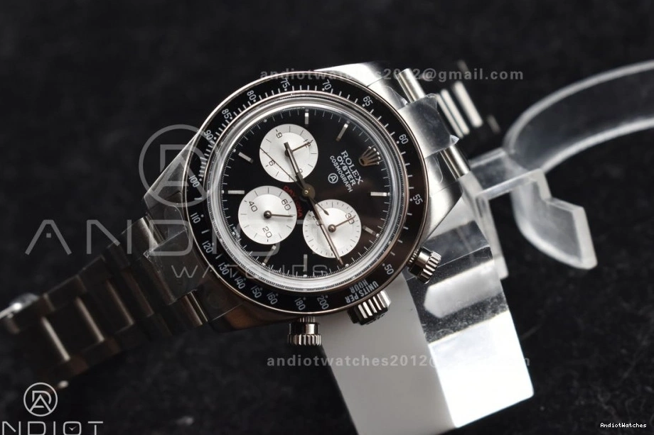 on A Bracelet White ADGF Comfortable Dial SS SS Best Black Edition 825 Daytona 0509